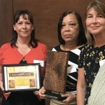 Sharon Scott, Lilette Denton and Frances Conway from the St Christophers Hospice Learning Disability Care Home Project Team