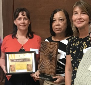 Sharon Scott, Lilette Denton and Frances Conway from the St Christophers Hospice Learning Disability Care Home Project Team